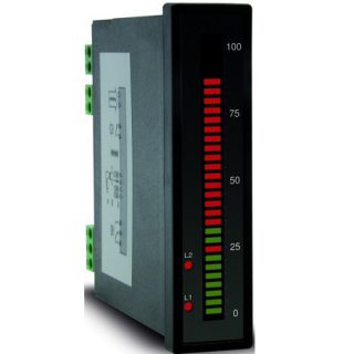 Bargraph Vertical 4-20mA 0-10V Température PT100 Thermocouple - OMB300UNI - ADEL Instrumentation