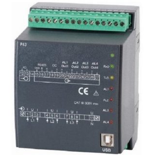 Transmetteur Convertisseur de Puissance Triphasé Sortie 4-20mA – 0-10V - P43 - ADEL Instrumentation