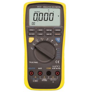 Multimètre NumériqueTesteur D’ Isolement - M 53 – ADEL Instrumentation