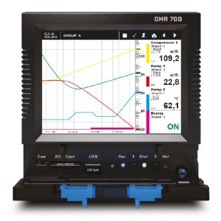 Enregistreur Sans Papier Universel Tension Continu OMR700 - ADEL Instrumentation