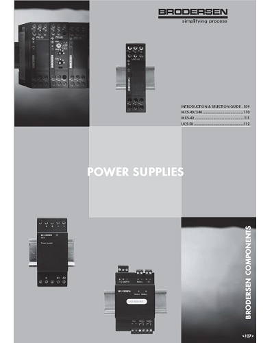 Catalogue Alimentation Rail-DIN - Brodersen - ADEL Instrumentation