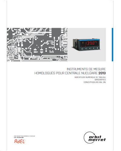 Catalogue Instrumentation Agréé pour Centrale Nucléaire – ADEL-Instrumentation