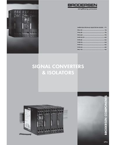 Guilde de sélection - Choix Convetisseur Isolateur - ADEL Instrumentation