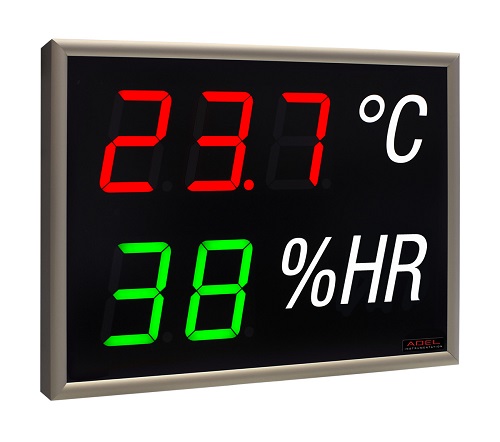 Afficheur Grand Format De Temp rature Et Humidit Afficheur Grand Format De Temp rature Et Humidit